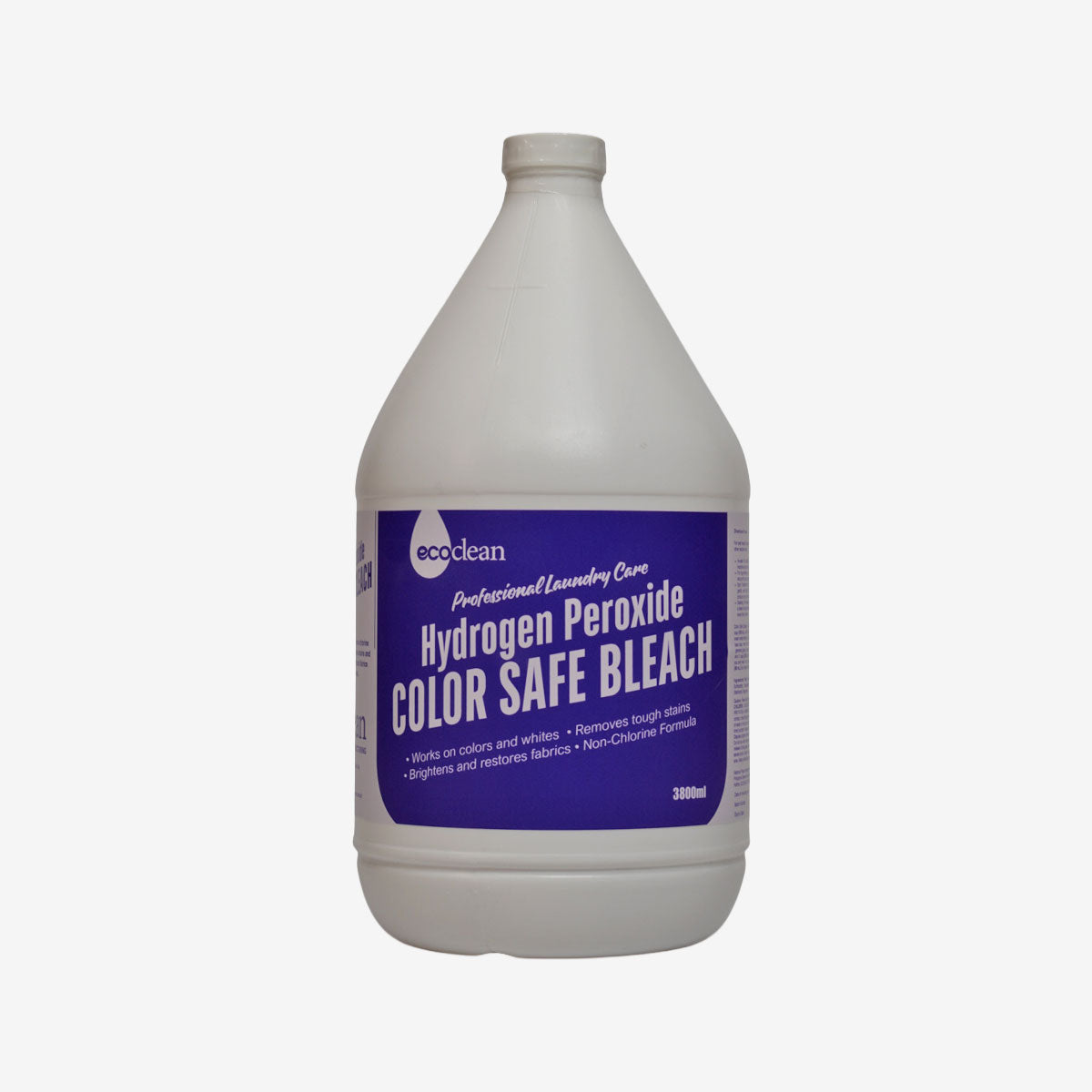 Ecoclean Hydrogen Peroxide Color Safe Bleach 4 Gallons / Box